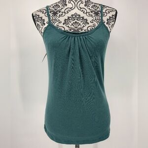 MKM Designs Deep Teal Green Camisole Top Size Women's Medium